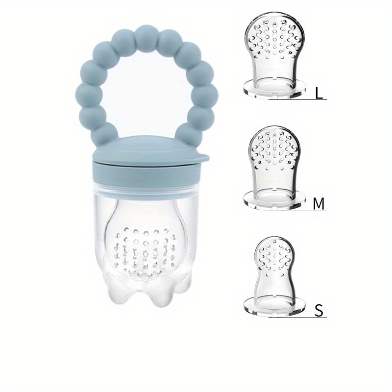 3pcs Children's Silicone Fruit & Vegetable Feeder