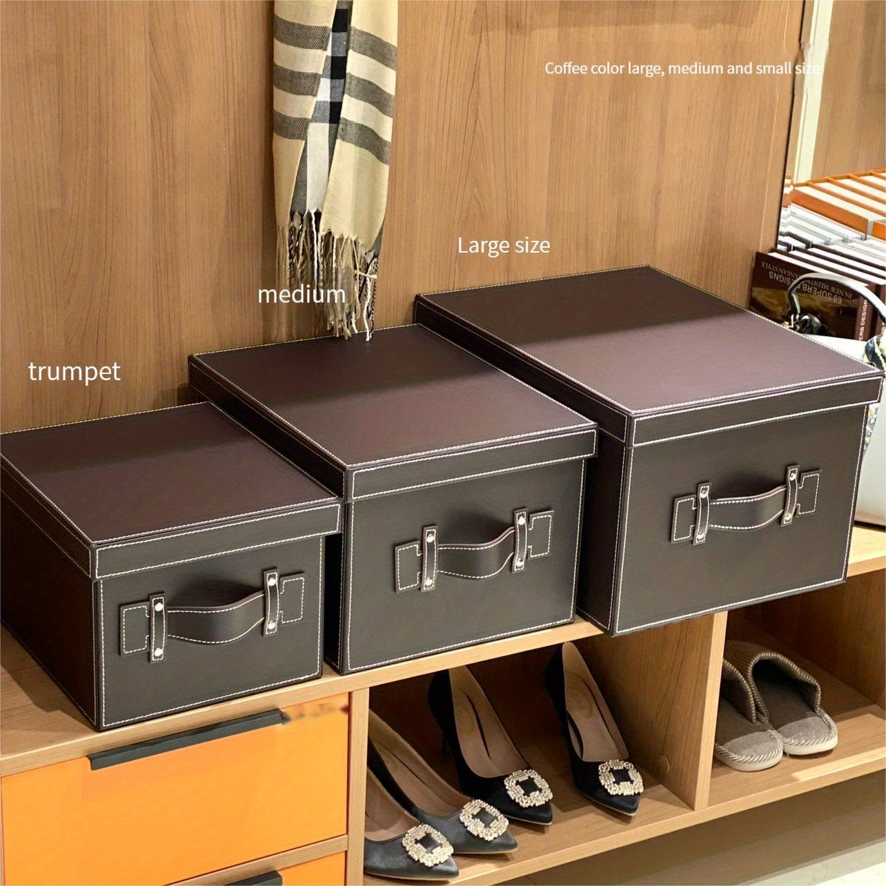 Clothing Storage Box Household Storage Box Wardrobe Closet - Temu