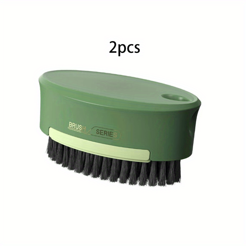 1pc Polyamide Cleaning Brush, Nordic White Crevice Cleaning Brush For  Household