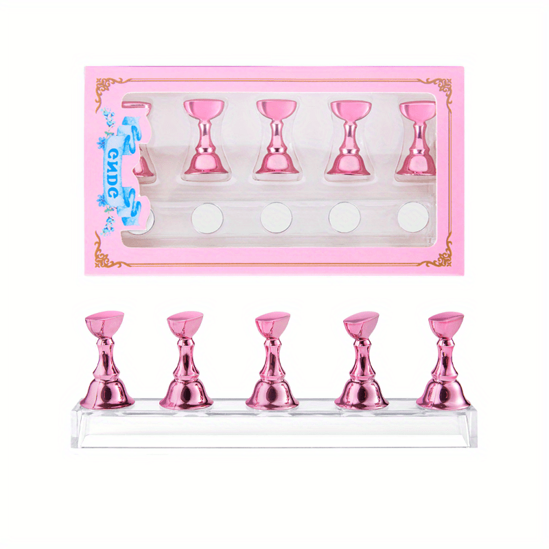 Nail Stand Nail Art Palette Press Nails Display Practice Art Temu Canada