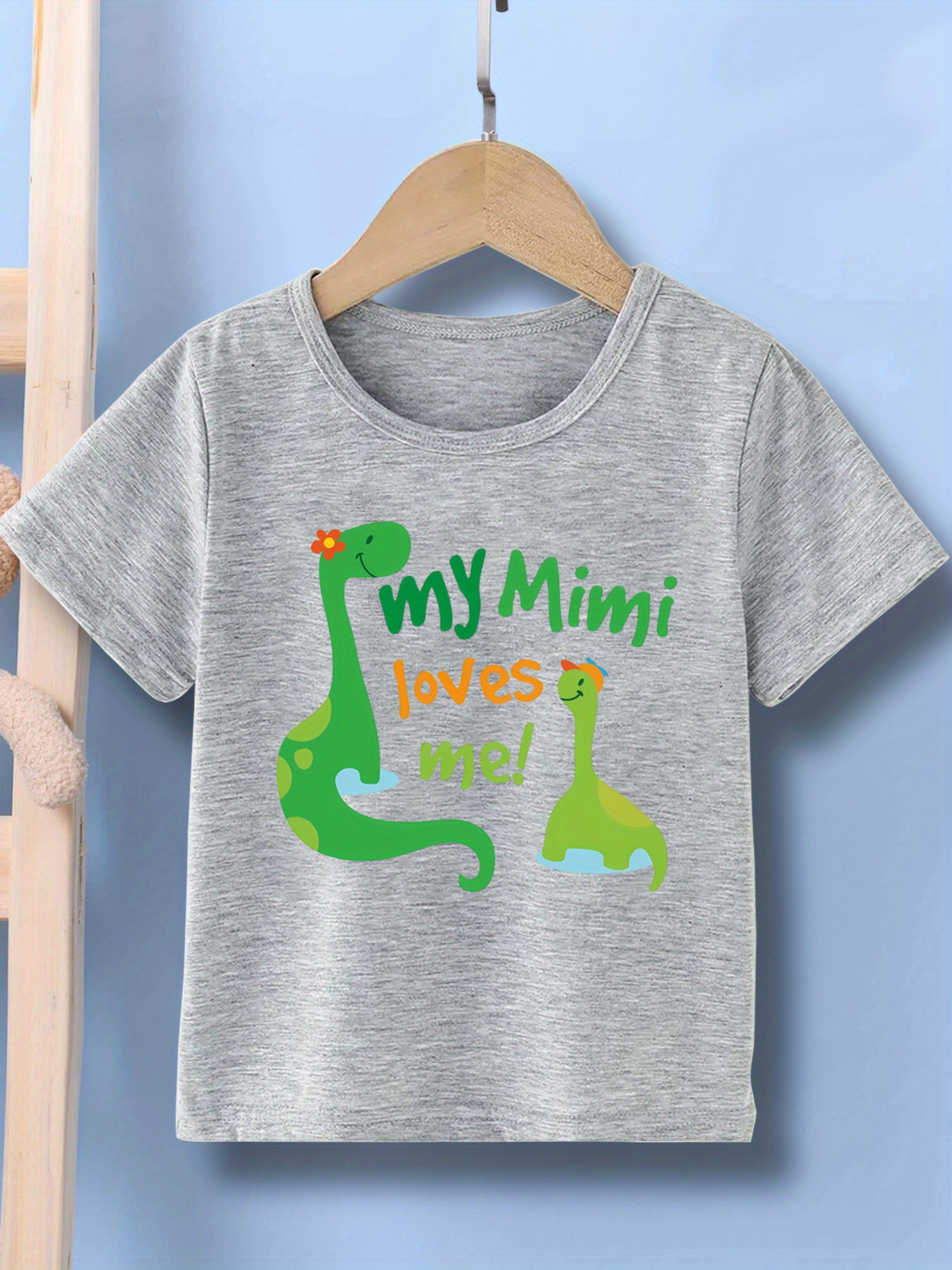 Camiseta Diseño Dinosaurio Manga Corta Niños Estampado - Temu Mexico