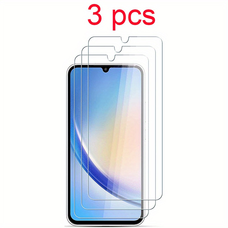 Acheter 3 pièces de protection d'écran en verre trempé pour Samsung Galaxy  A05 A15 A04S A14 A34 A54 A53 5G Redmi 13C 12 12C 9C 10C Note 12 Pro +  protecteur transparent 3 pièces