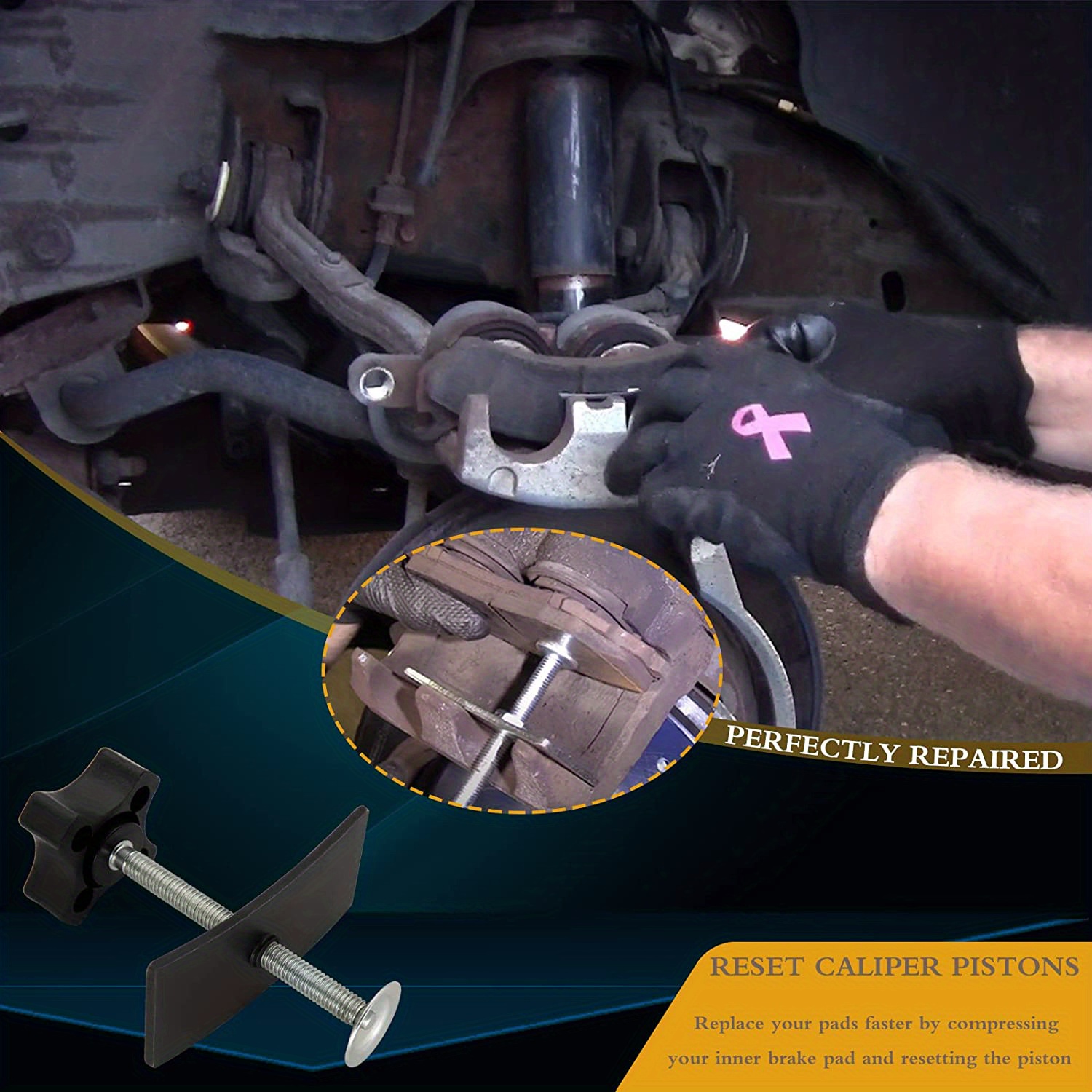 Disc Brake Pad Spreader Tool Caliper Piston Temu