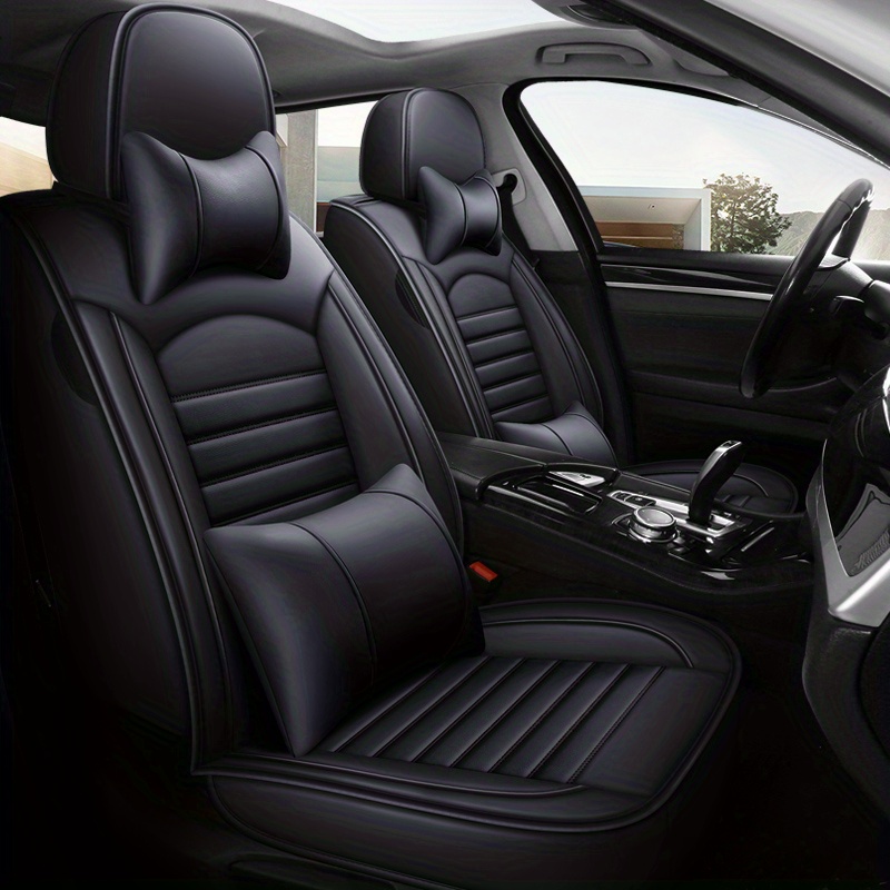 Housses universelles de siège de voiture en cuir Durable, couverture  complète, pour berline 90% SUV