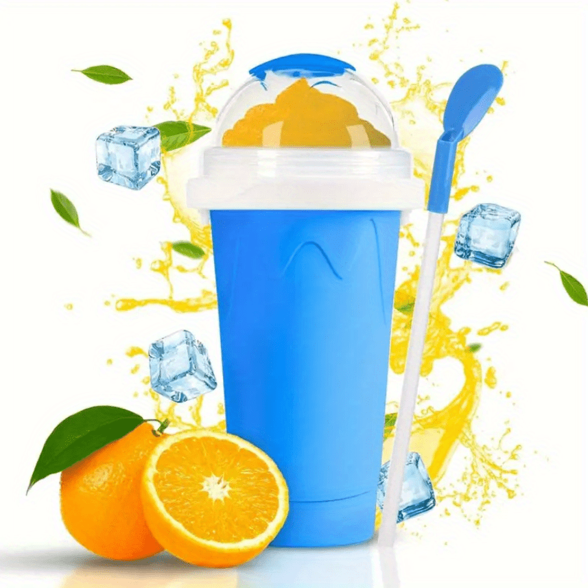 Slushy Cup Slushy Maker Cups 500ML Slushy Ice Cup Frozen Magic Squeeze Cups  Cooling Maker Cup Freeze Mug Milkshake Smoothie Mug - AliExpress