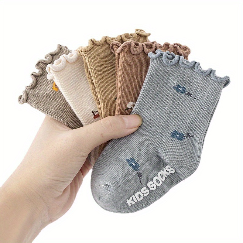 Cheap Cute Newborn Baby Socks Cotton Baby Girl Boy Socks Anti Slip