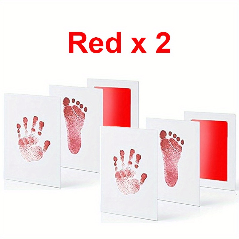 Baby Hand and Footprint Kit Get Hundreds of Detailed Prints With One Baby  Safe Ink Pad Works With Any Paper or Card Pink 