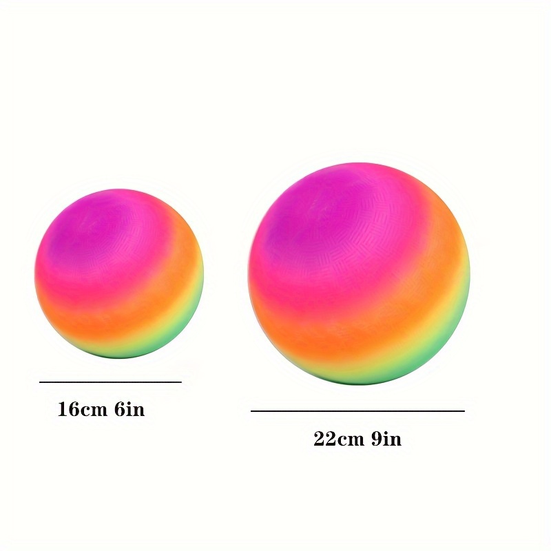 Playground Balls Kickballs Rainbow Playground Ball Set Kids Temu