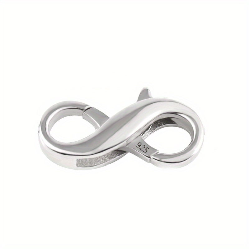 S925 Sterling Silver 8 shaped Buckle Jewelry Buckle Infinity - Temu