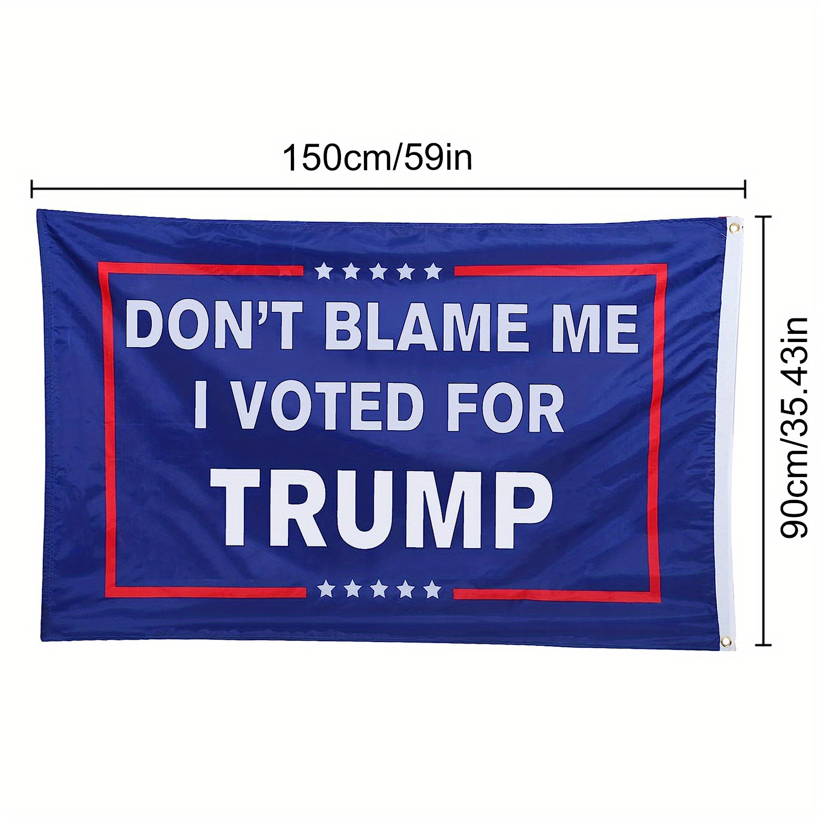 Double Sided Trump 2024 Flag 3x5 Outdoor 3ply Dont Blame - Temu