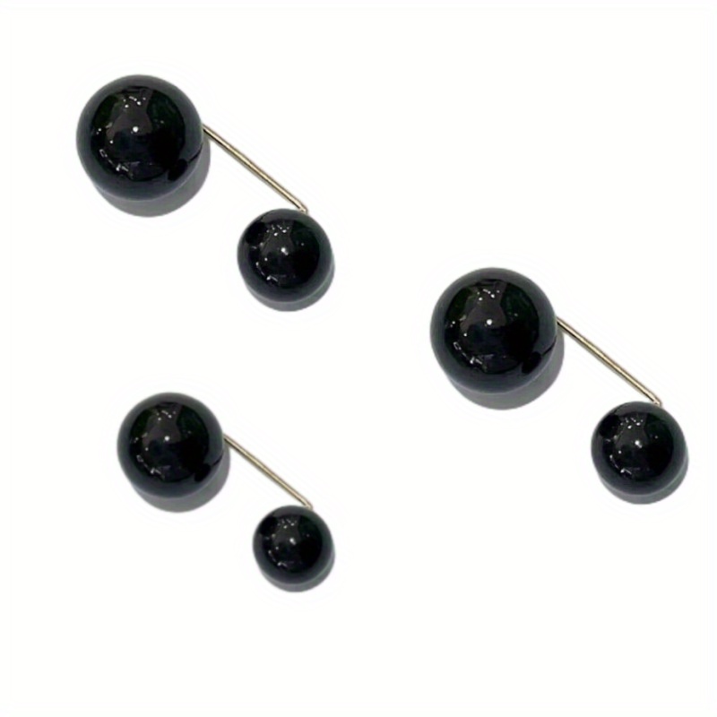 Pin Invisible Mini Black Pin Small Buckle Pin Fixed Clothes - Temu