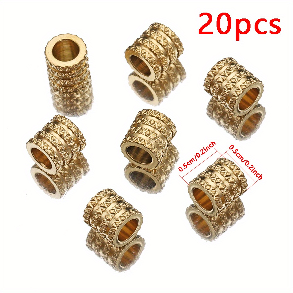 Stainless Steel Beads European Ball Metal Big Hole Spacer - Temu