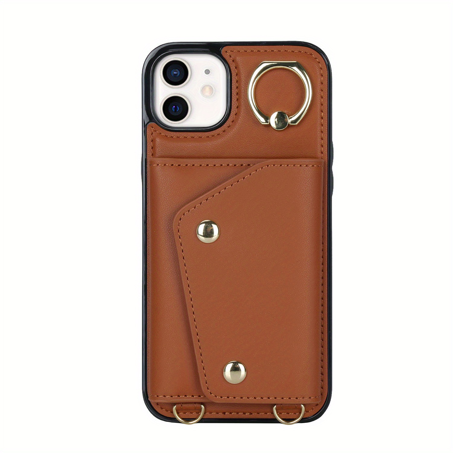 LMEIL Crossbody Leather Lanyard Electroplate Rhomboid Phone Case for iPhone  11 12 13 14 Pro Max XR X XS 7 8 Plus Cover with Chain,A,for iPhone 12