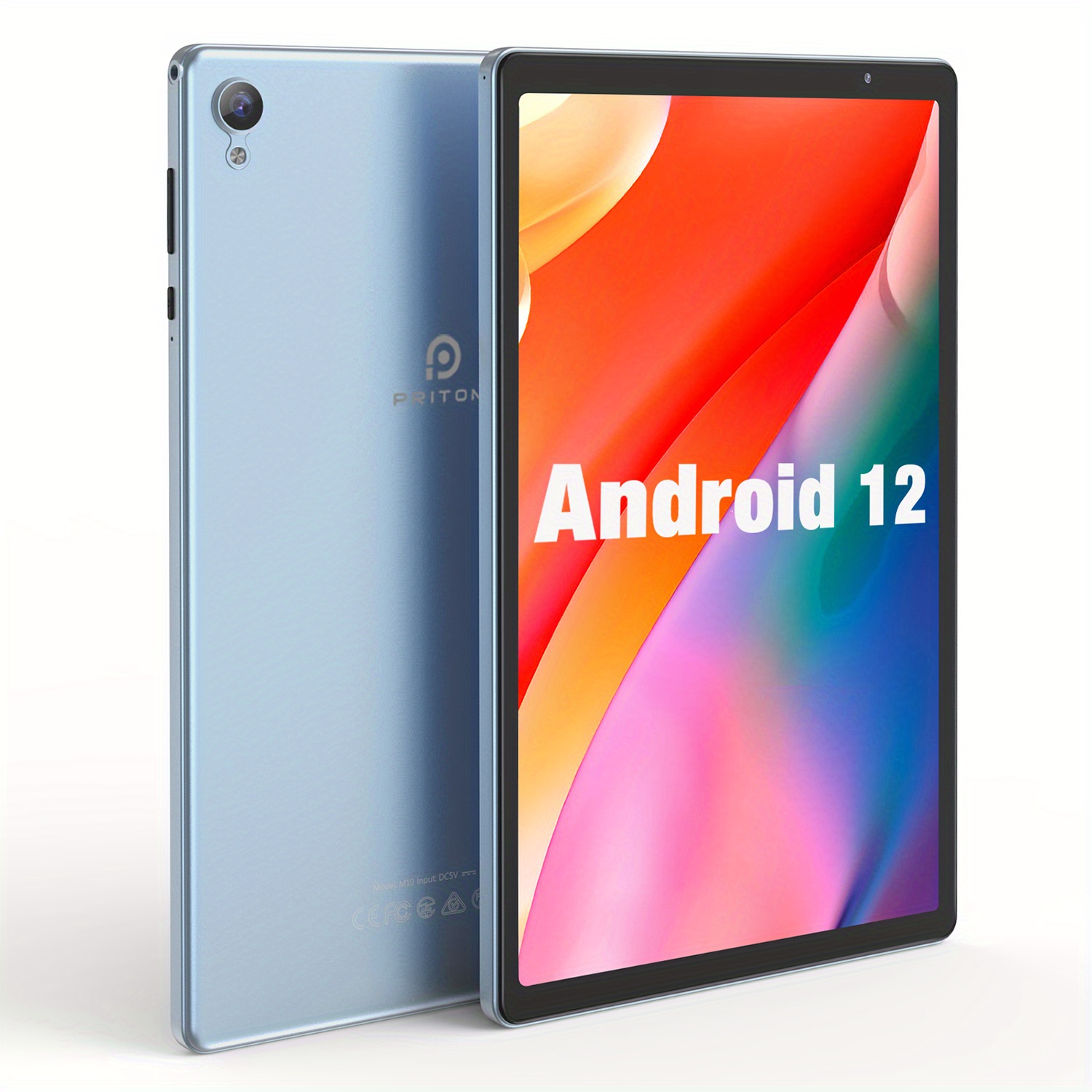 PRITOM Tablette Android 10,0, M10, 2 Go de RAM, 32 Go Android 10.0, écran  IPS HD de 10,1, GPS, FM, processeur Quad-Core, Wi-Fi (M10 Noir)