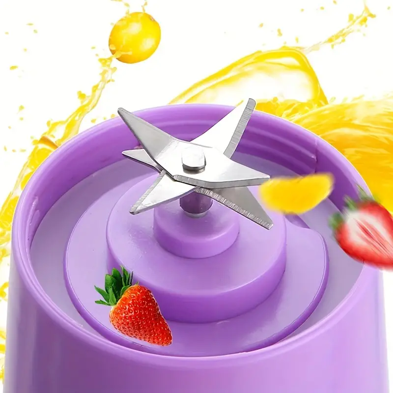 portable blender mini mixer electric juicer machine  fruit juice blender smoothie maker blender cup bottle a travel kitchen details 2