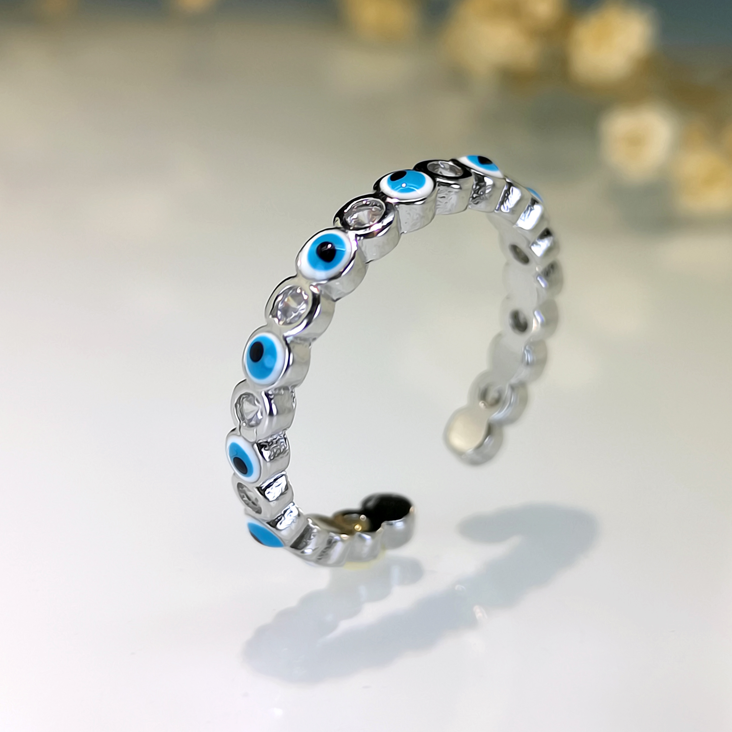 Creative Evil Eye Men's Ring, Birthday Gift