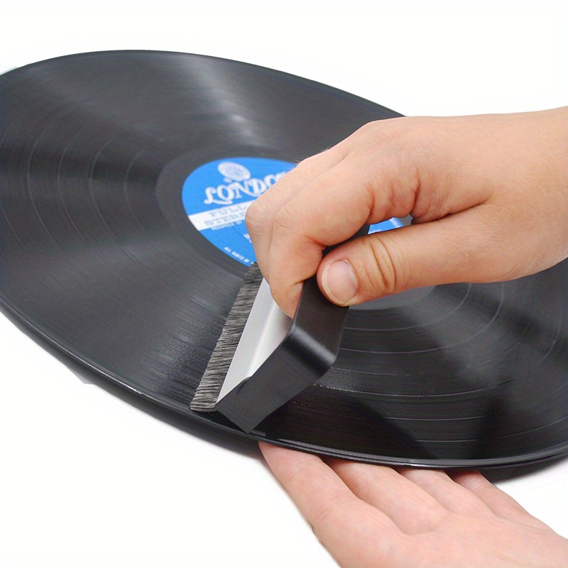 Pour LP Vinyle Disque Nettoyage Brosse Fibre Anti-statique Brosse Pour  Enregistrement