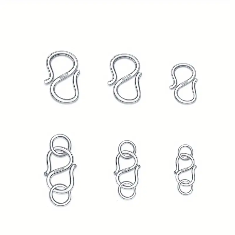 S925 Sterling Silver 8 shaped Buckle Jewelry Buckle Infinity - Temu