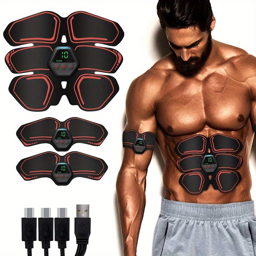 2/4/6/8pcs Set Electric Muscle Stimulator - Hip/Abdominal/Buttocks