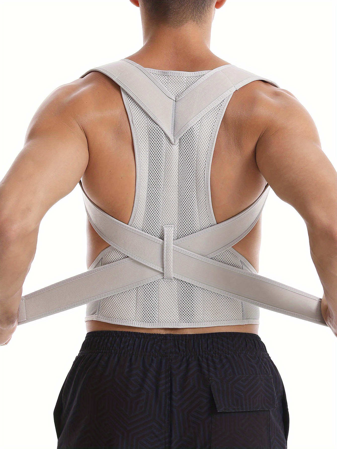 Men's Tight Waist Trainers Back Brace Posture Corrector - Temu Canada