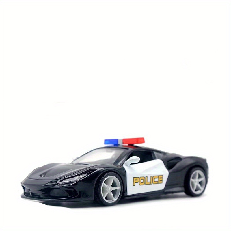 Realistic Pull-back Alloy Police Car Model - The Perfect Toy For Boys ...