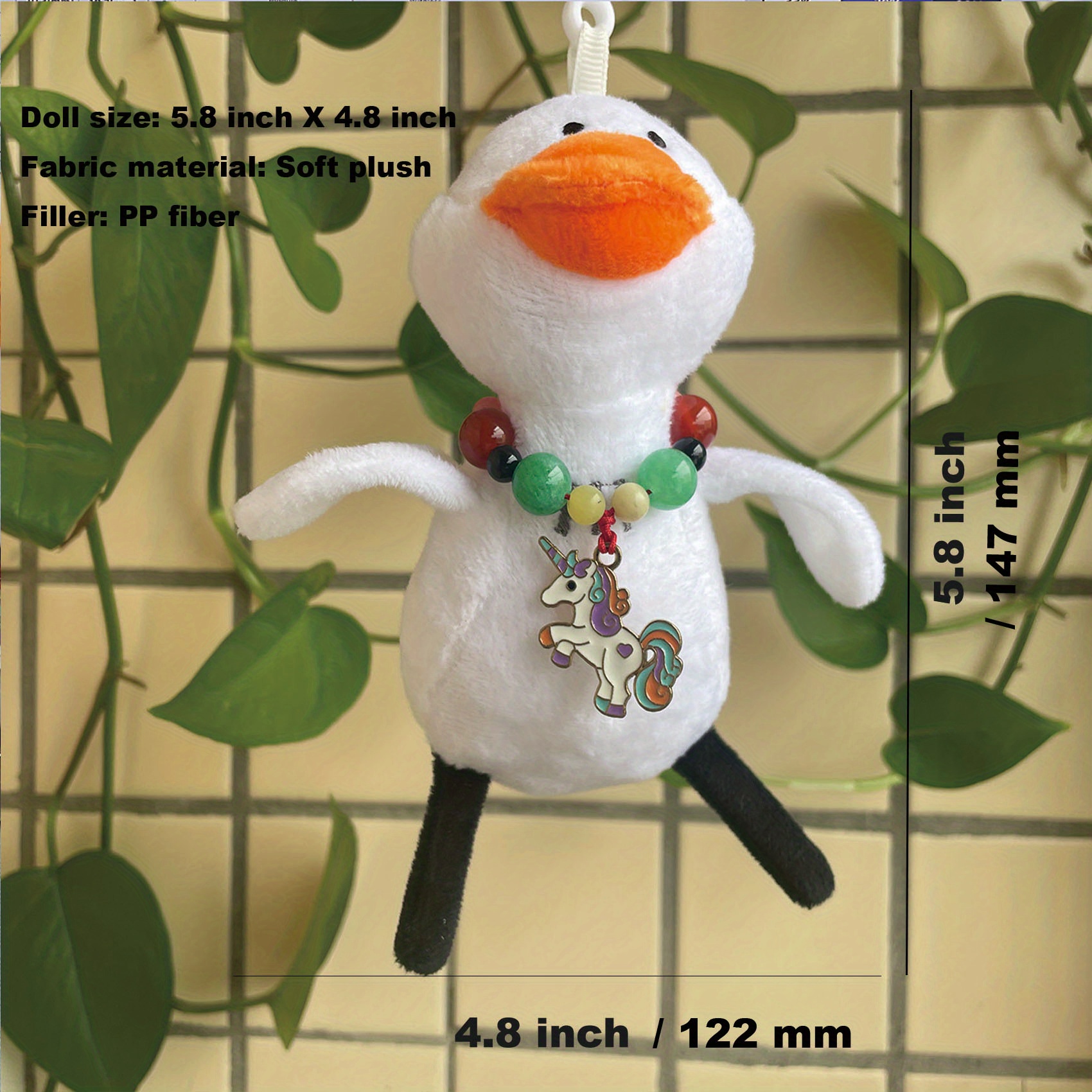 Car Hangings Lucky Duck bedecked With - Temu