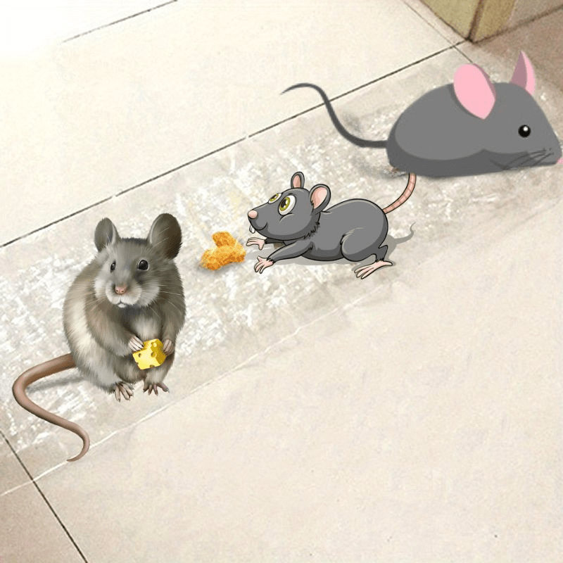Black Transparent Rat Trap Strong Adhesive Rat Blanket - Temu