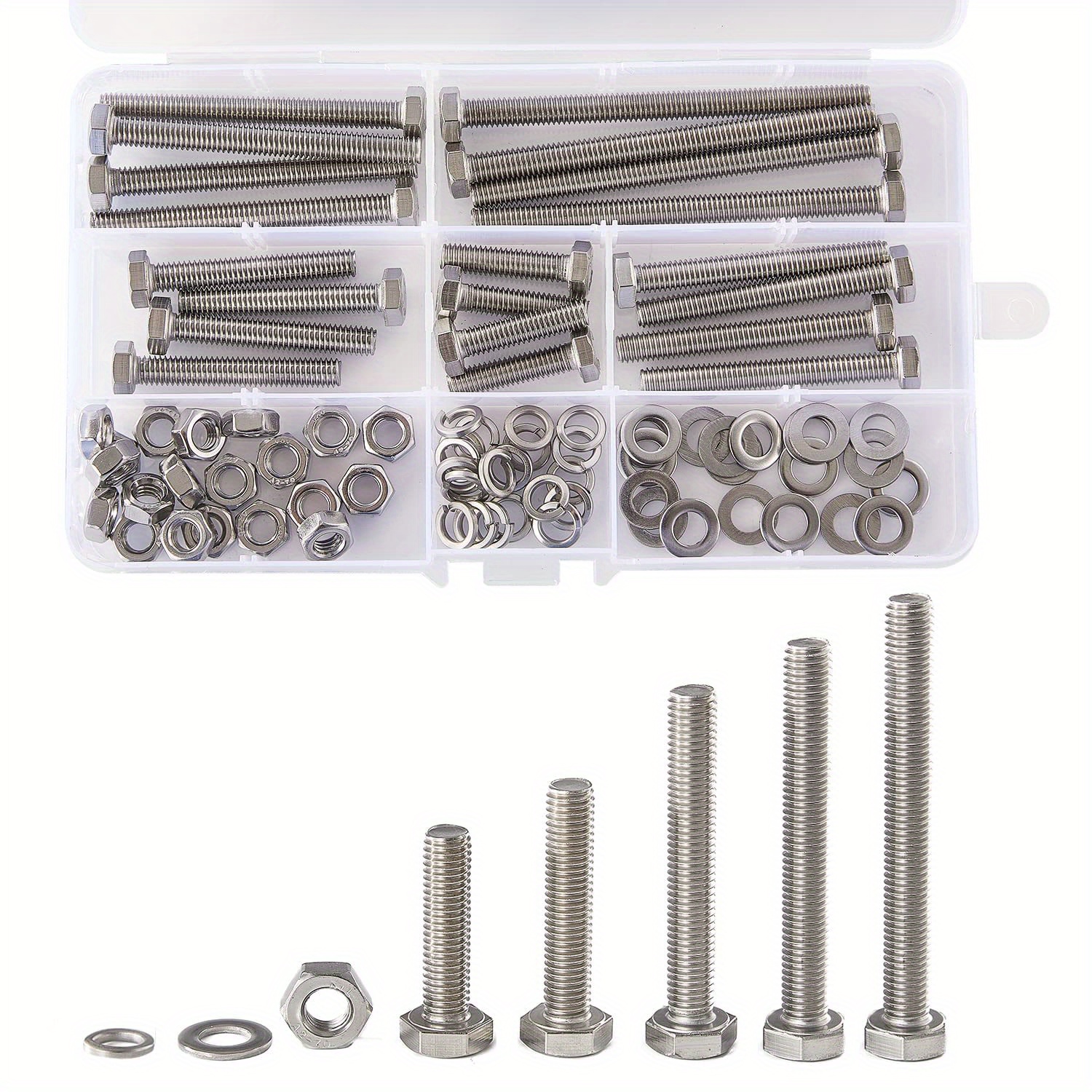 thumbnail image 2 of M6 X 50mm Hex (Allen) CSK SS 304 Screw (Dia. 6mm, Length 50mm 2 of 10
