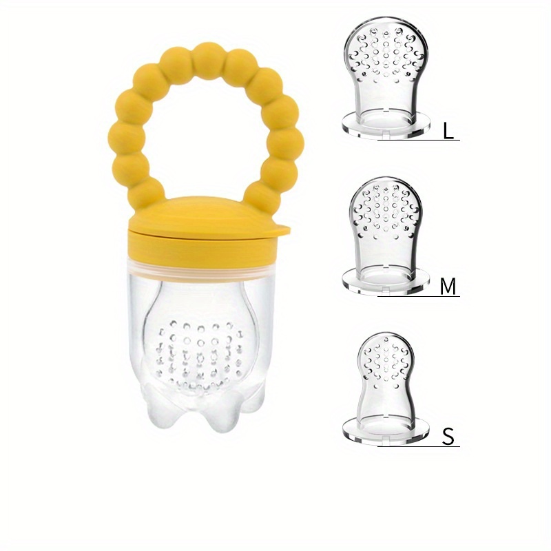3pcs Children's Silicone Fruit & Vegetable Feeder