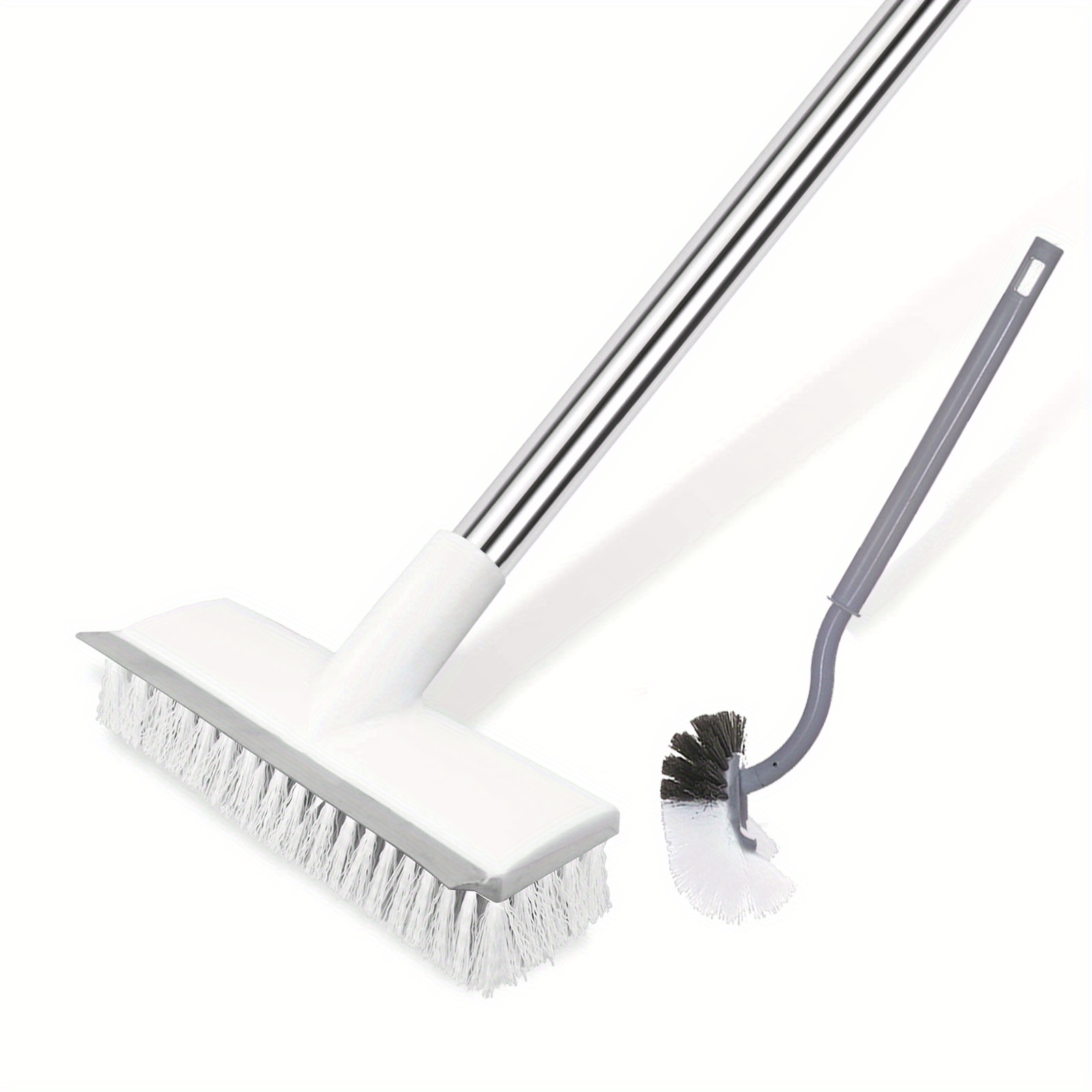 Tile Grout Cleaner Brush With Squeegee 1 Floor Scrub Brush V - Temu