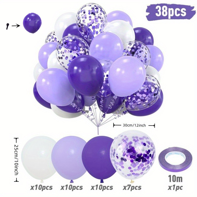 Macaron Confetti Latex Balloons Perfect For Birthday - Temu