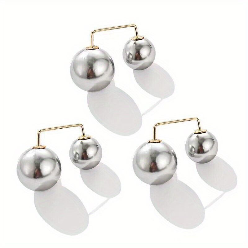 Silver Or White Faux Pearl Push Pin By Grace & Valour