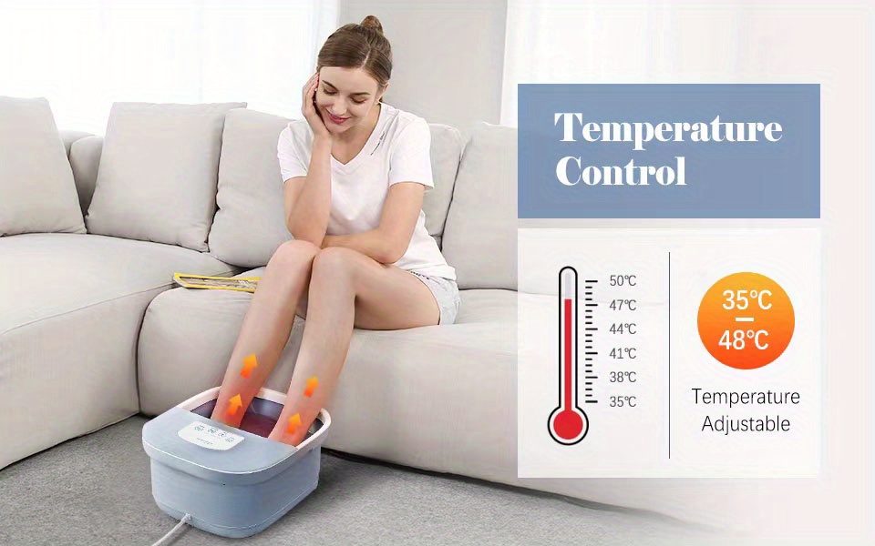 Heated Foot Pillow w/ Massage Vibration