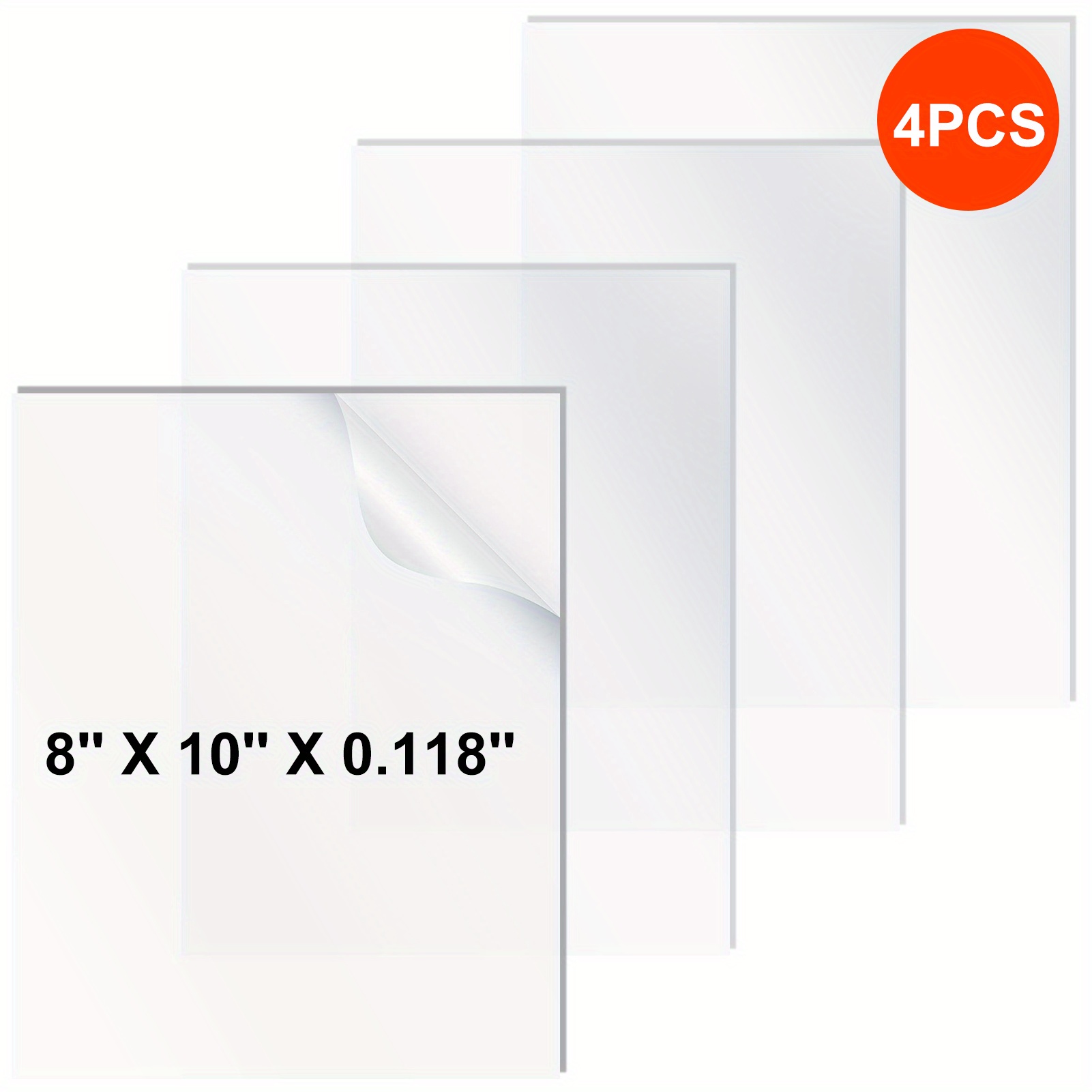 Clear Acrylic Sheet Plexiglass Panel Thick Transparent - Temu United Arab  Emirates
