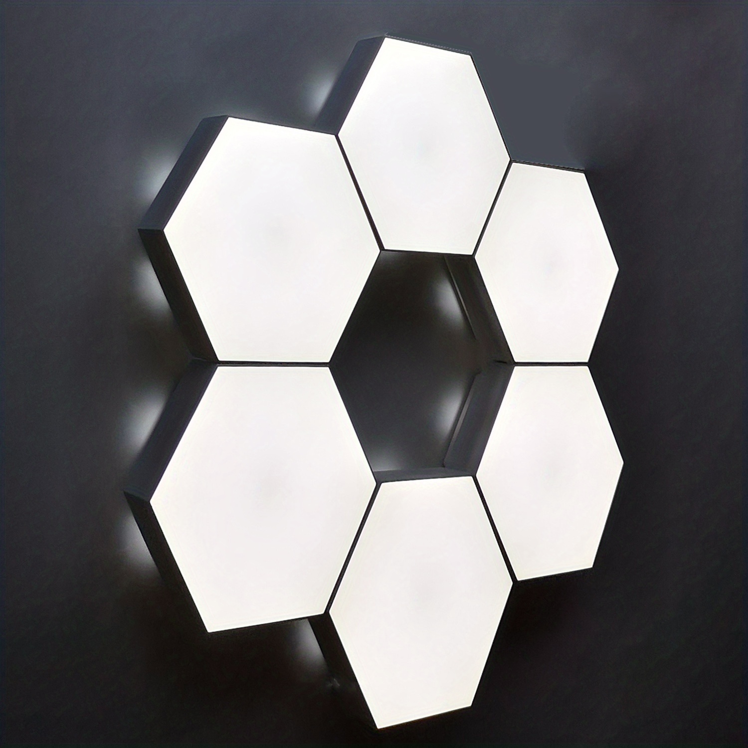 6pcs Lumières Hexagonales LED Télécommandées Lumières - Temu Belgium