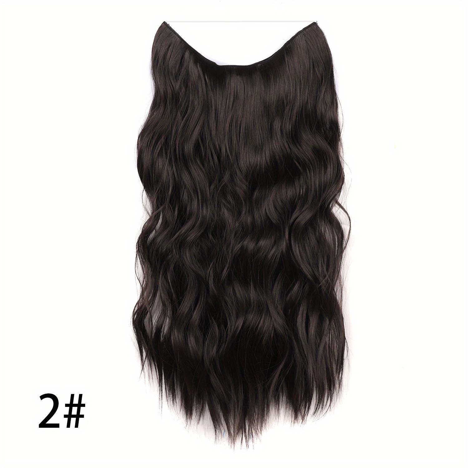 Long Wavy Invisible Hair Extensions 22 Inches