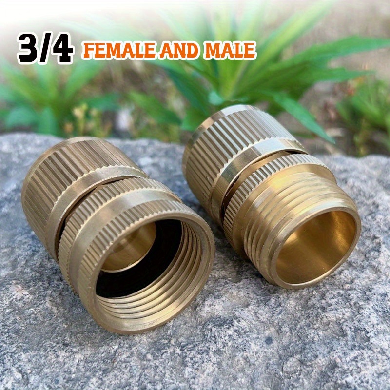 Garden Hose Quick Connector Locking Double Female Quick Temu United