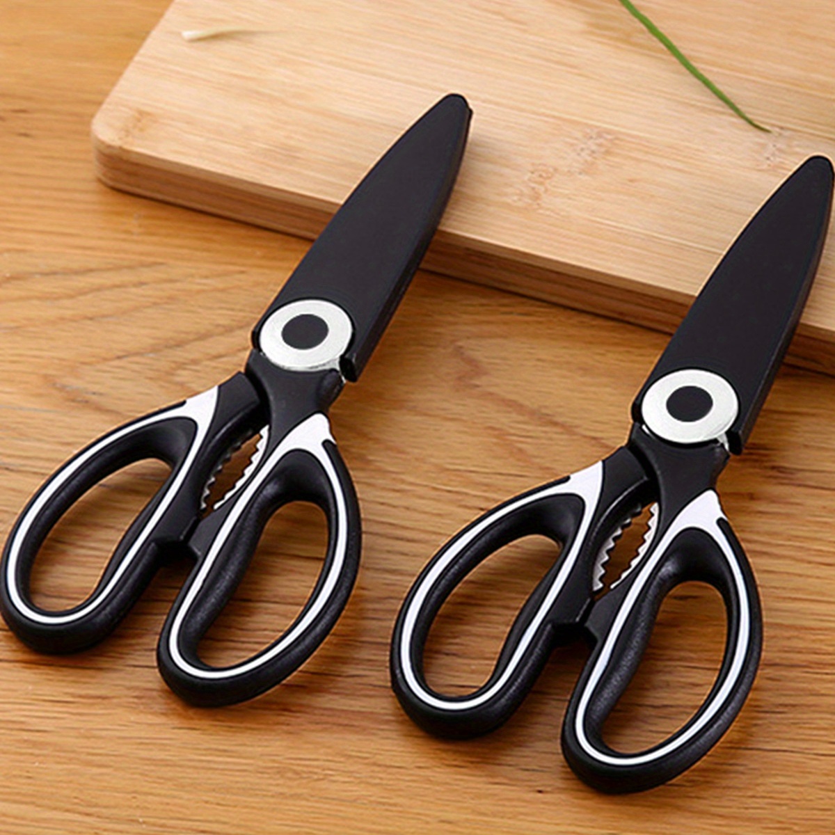 Multifunctional Kitchen Scissors Cutting Knife Plate Stainless Steel  Kitchen Meat Cutting Scissors Chicken Bone Opening Bottle
