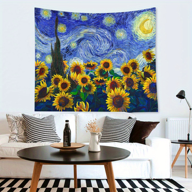 1 Pieza Pintura Óleo Digital Diseño Girasoles Decoración - Temu