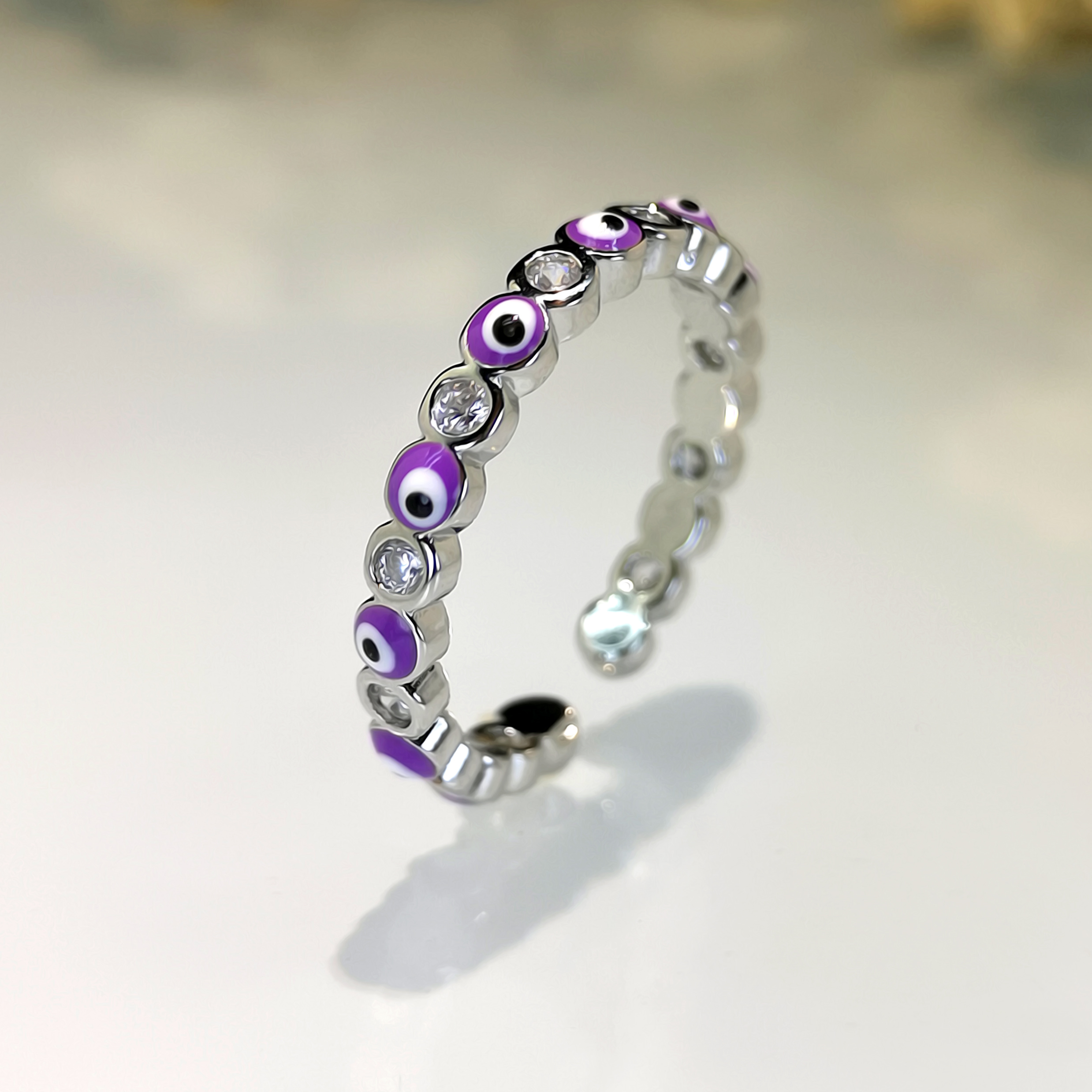 Creative Evil Eye Men's Ring, Birthday Gift