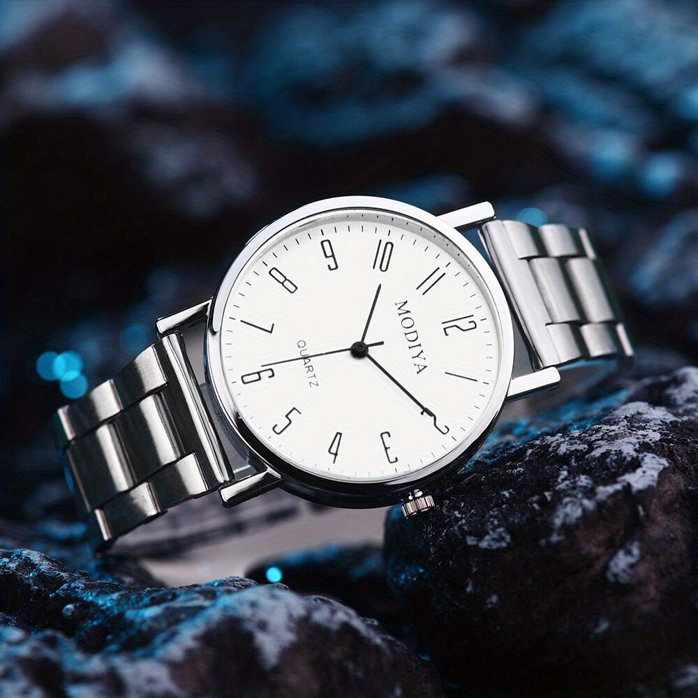 Mens Digital Watch Ultra-Thin Sports Waterproof Simple Watch Stainless  Steel Wrist Watch for Men Women