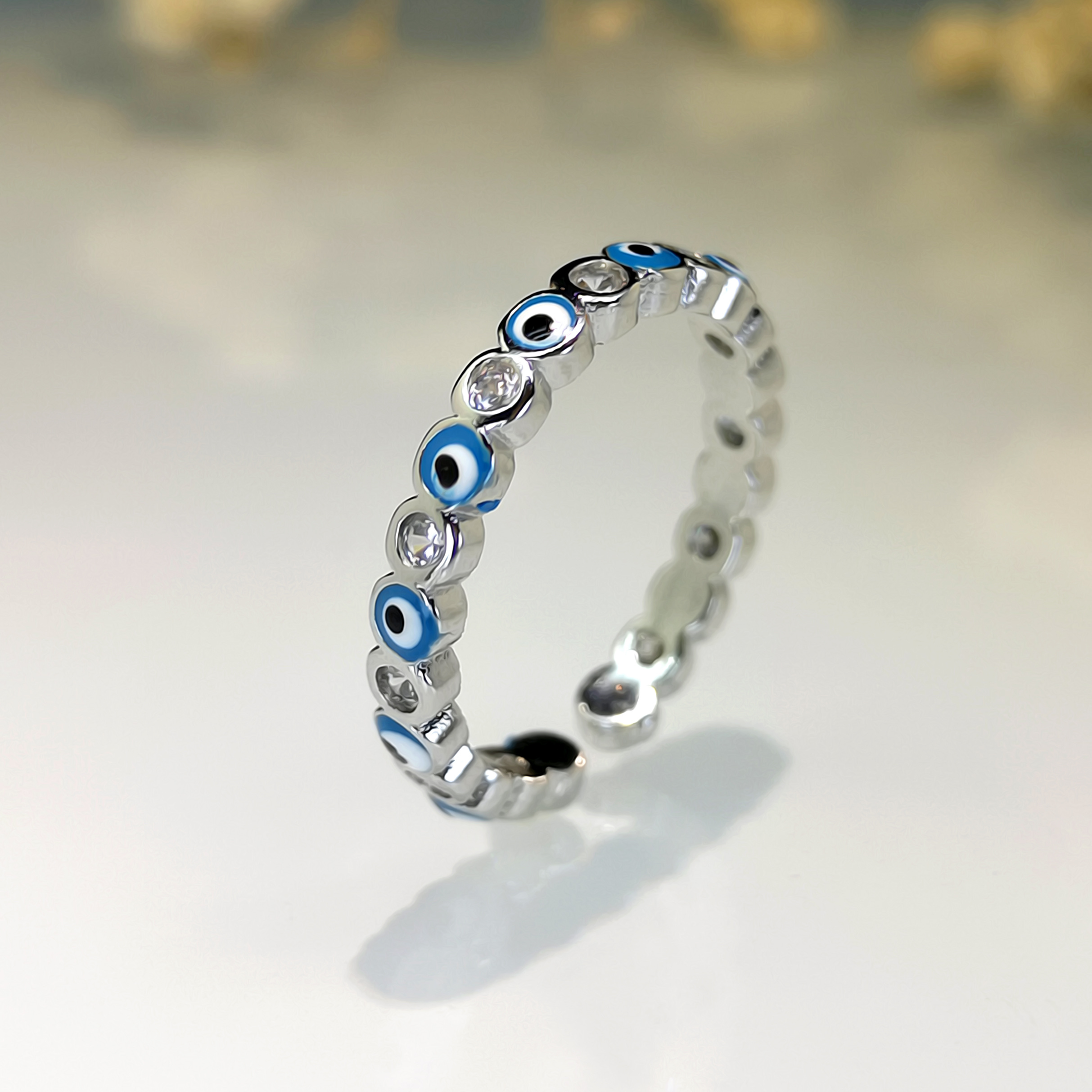 Creative Evil Eye Men's Ring, Birthday Gift
