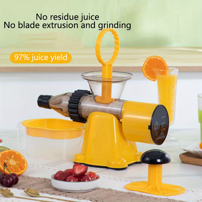 Juicer Machines, Shake Hand Shake Juicer Semi-Automatique Fruit et légumes  Pomme Jus d'orange Carotte Apple Outil Multi-Fonction Courroie Portable de  ménage Vert 260,8 Fois; 100,5 Fois; 216mm fengong : : Cuisine et