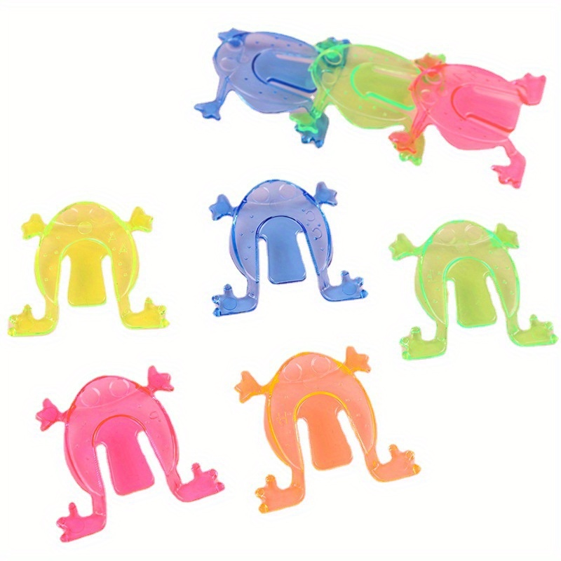 10-50Pcs Mini Plastic Frogs Toy Frog Jumping Leap Frogs Toy Novelty Stress  Reliever Toys Boy and Girls Birthday Gift Party Favor