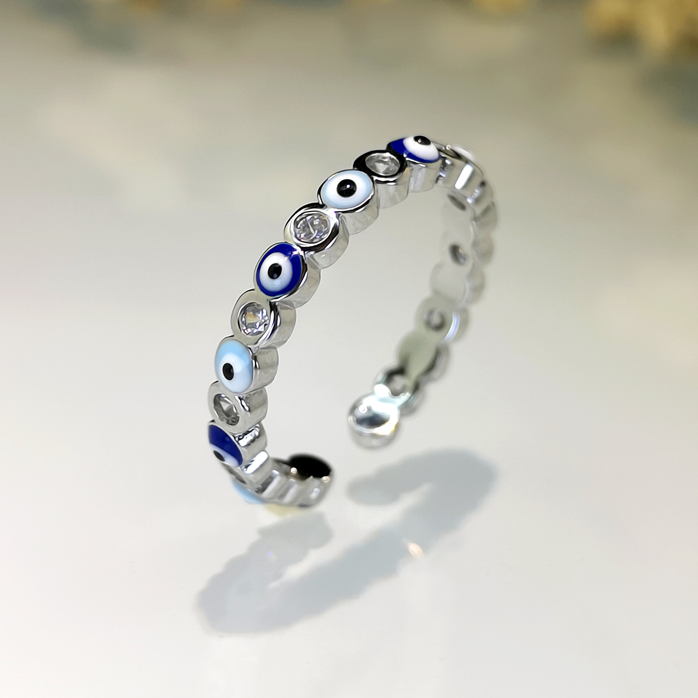 Creative Evil Eye Men's Ring, Birthday Gift