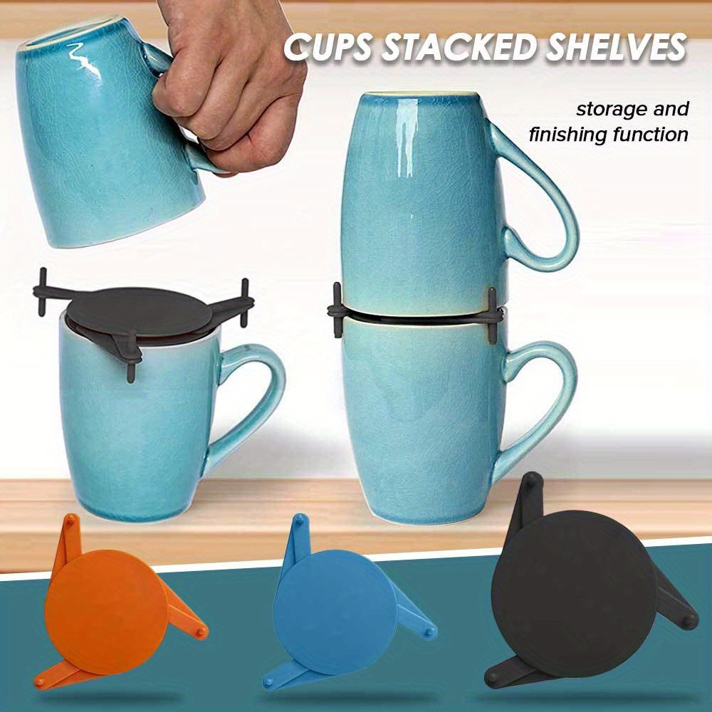 Expandable Coffee Mug Organizer For Kitchen Cabinets And Pantries -  Stackable And Space-saving Gadget For Tea Cups And Coffee Mugs - Temu