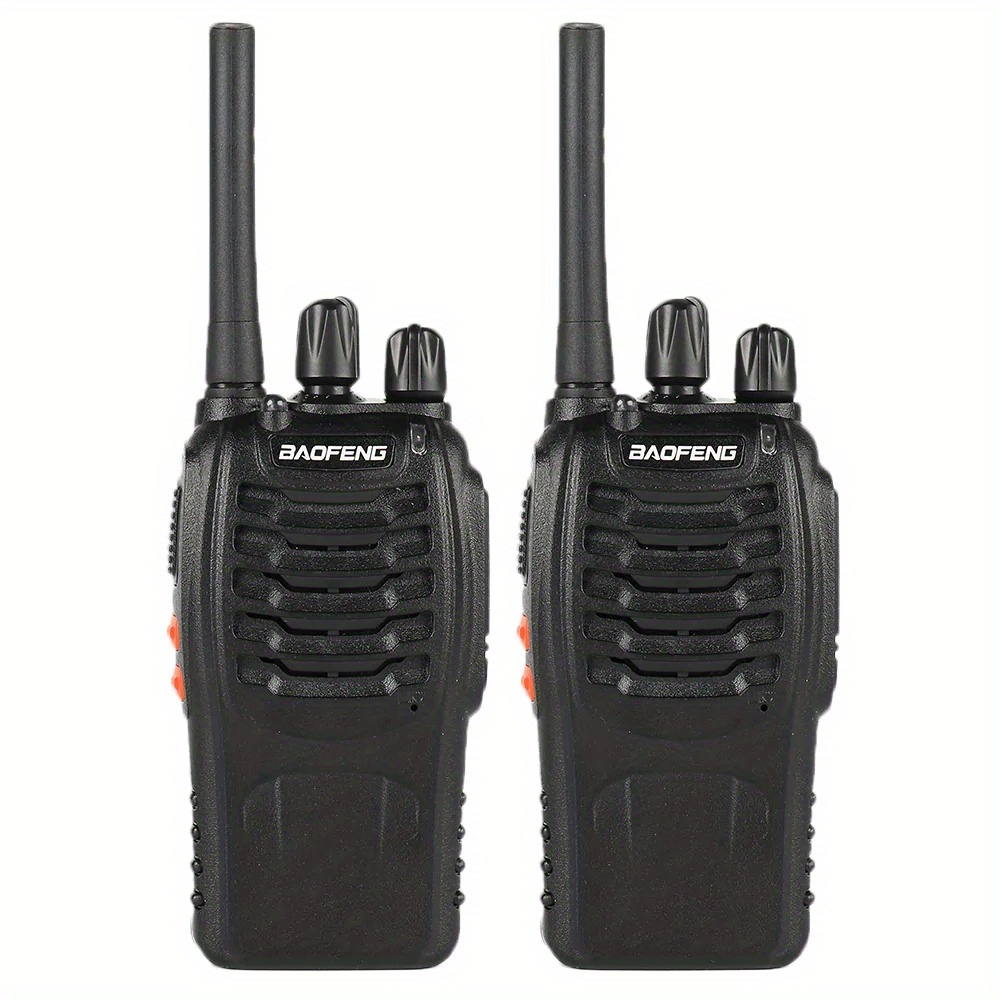 Talkies-Walkies BF-888s 16 Canaux Rechargeable 1500mAh, Radios PMR  Professionnelle Portée 3-5 km, Fréquences 400-470MHz pour - Cdiscount  Téléphonie