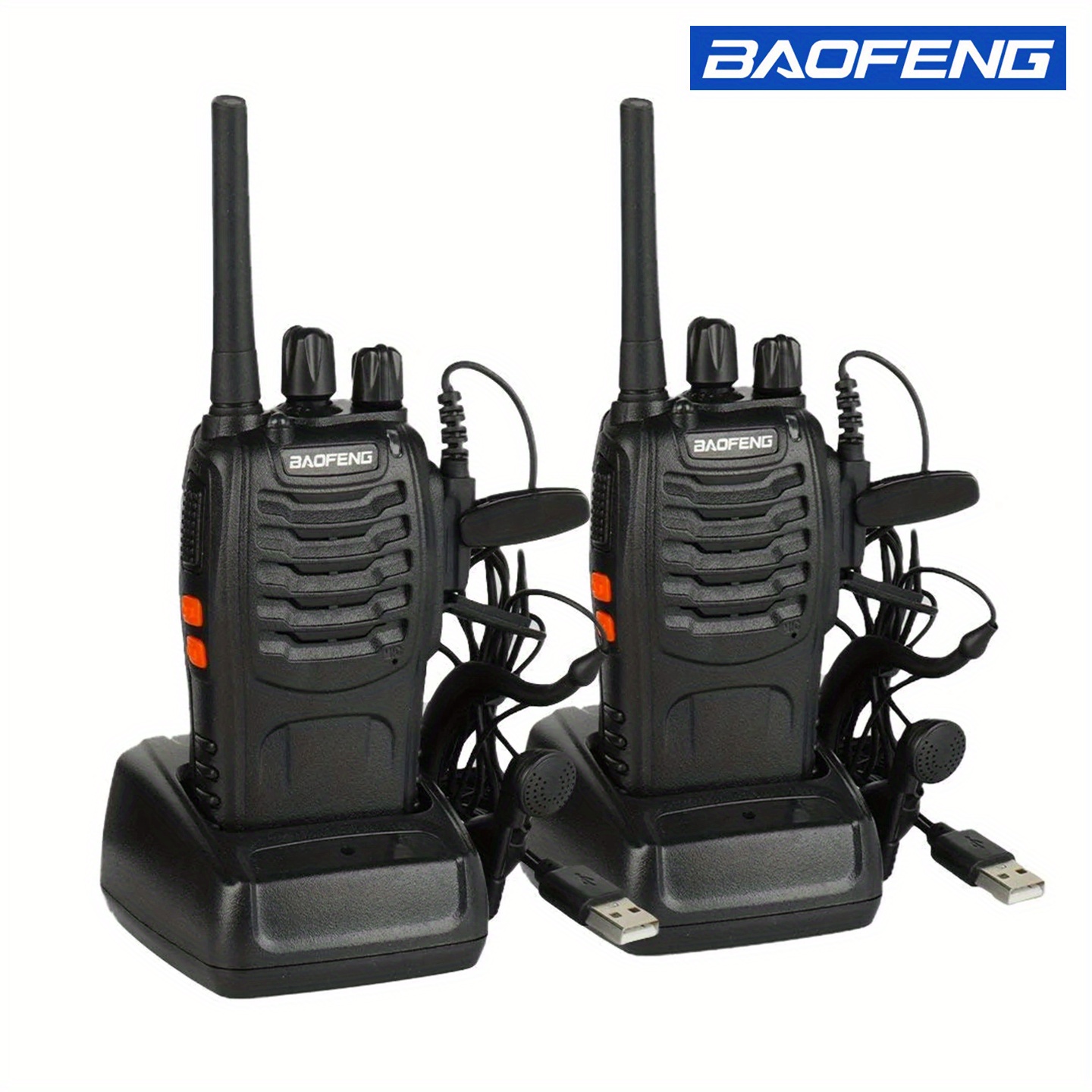 Ruyage UV3D Air Band Bf 888s Walkie Talkie Amateur Ham Two Way Radio  Station With UHF VHF, 200CH Full Band HT, NOAA Channel, AM Satcom G230518  From Georgee_store, $22.65