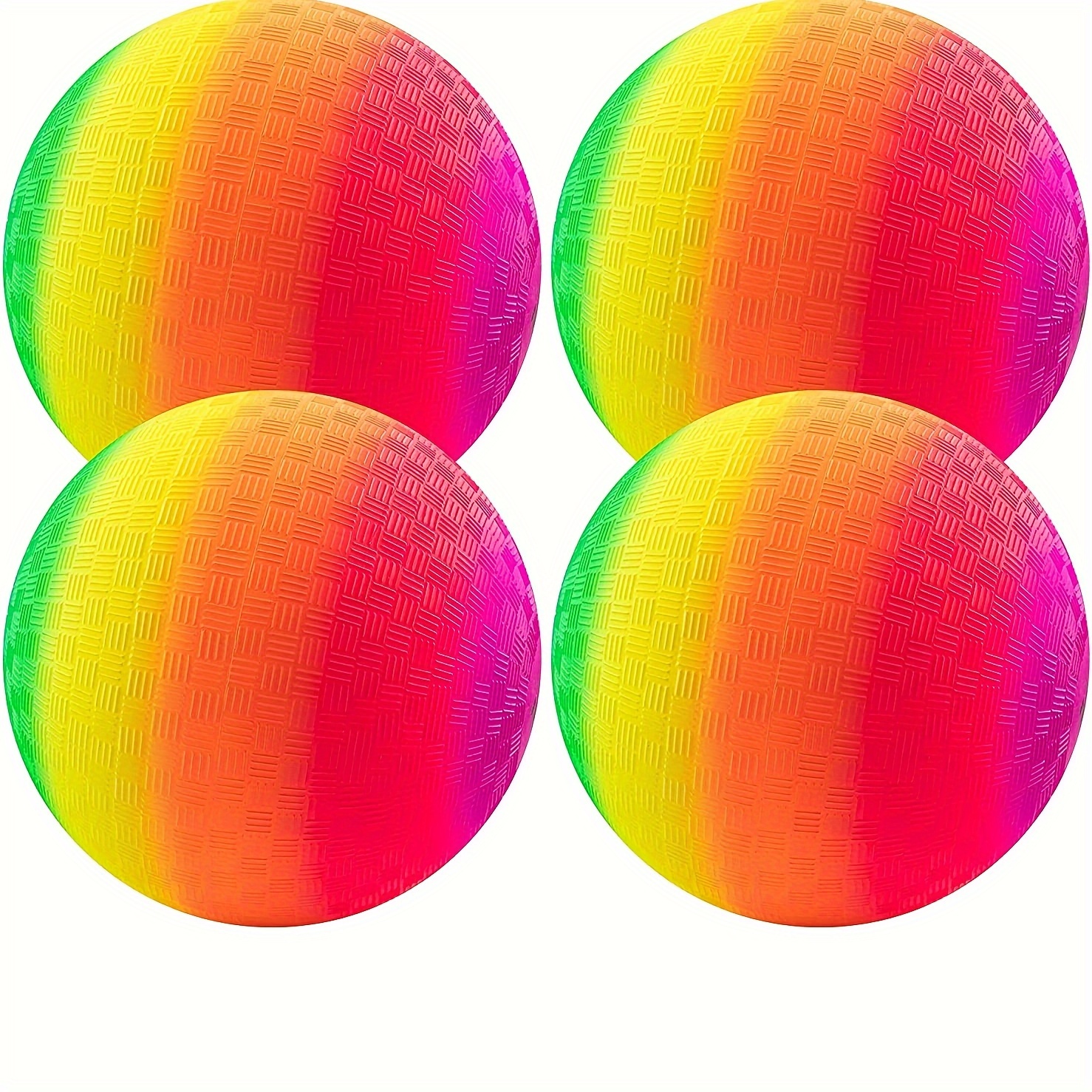 Playground Balls Kickballs Rainbow Playground Ball Set Kids Temu