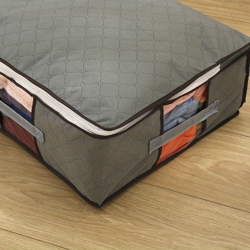 Reinforced Under Bed Storage Containers With Clear Temu